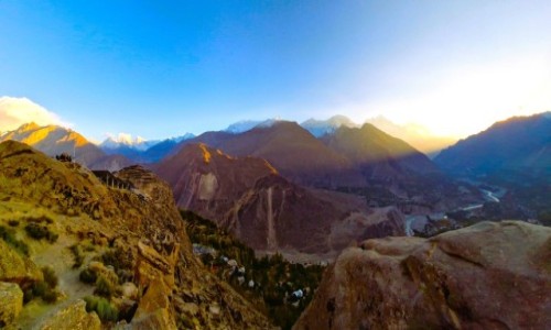 Zdjcie PAKISTAN / Karimabad / Wzgrze Duikar / Panoram Doliny Hunzy