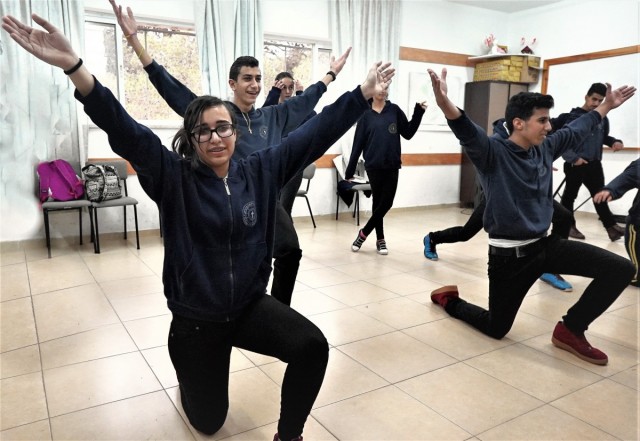 Zdj cia: Pole Pasterzy, Betlejem, Dzisiaj w Betlejem - próba tańca depka, PALESTYNA Zdj cia: Pole Pasterzy, Betlejem, Dzisiaj w Betlejem - próba tańca depka, PALESTYNA