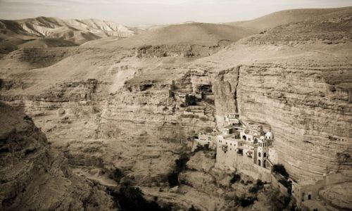 Zdjęcie PALESTYNA / Wadi Kelt / Klasztor Sw. Jerzego / Swiat ciszy