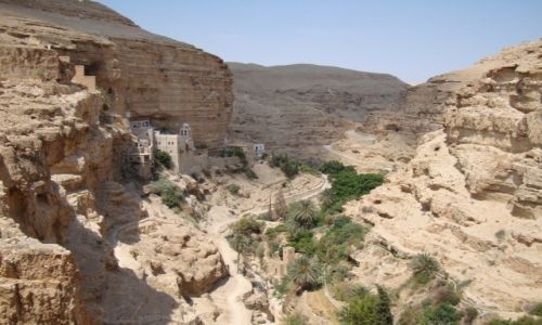 Zdjecie PALESTYNA / Pustynia Judzka / Wadi Qelt / Wadi Qelt. St George Monastery