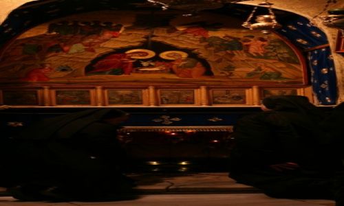 Zdjcie PALESTYNA / Betlejem / Grota Narodzenia / Modlitwa