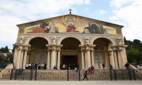 Zdjęcie PALESTYNA / -Jerozolima / U stóp Góry Oliwnej / Bazylika Agonii