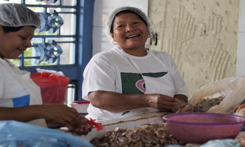Zdjcie PANAMA / Panama  / Panama city / mercado de mariscos