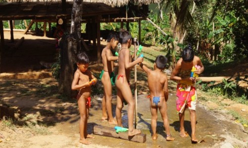 Zdjęcie PANAMA / Park Narodowy Chagres / Park Narodowy Chagres / Przygotowania do Wielkanocy?