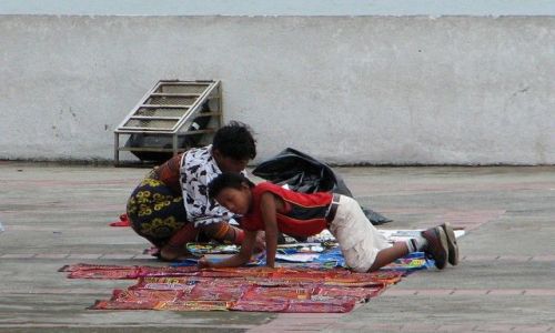 Zdjęcie PANAMA / Panama City / Casco Viejo (San Felipe) / Czekając na turystów...