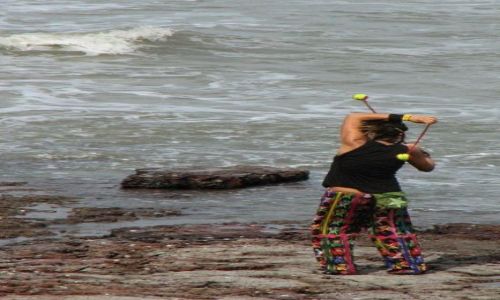 Zdjecie PANAMA / Panama City / Casco Viejo (San Felipe) / zaklinacz fal...