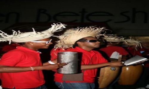 Zdjęcie PANAMA / Panama C / Ave. Espania / Karnawałowi muzykanci