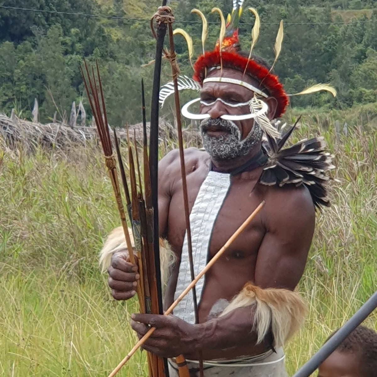 Zdjęcia: Nowa Gwinea, Papua , Wódz wioski , PAPUA NOWA GWINEA Zdjęcia: Nowa Gwinea, Papua , Wódz wioski , PAPUA NOWA GWINEA