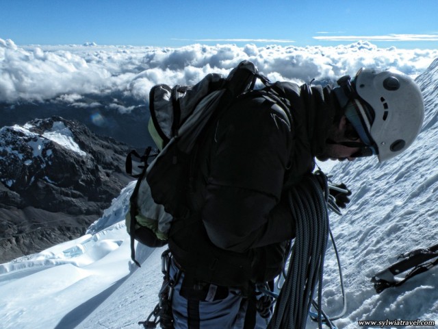 Zdj cia: Cordillera Blanca, Huaraz, W drodze na szczyt Tocllaraju , PERU