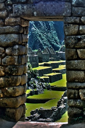 Zdj cia: Machu Picchu, Cusco, Widok na plac centralny w Machu Picchu, PERU