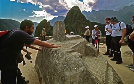Zdj cia: Machu Picchu, Cusco, Intihuatana,, PERU