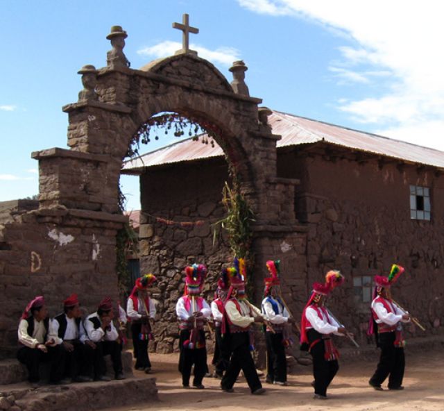 Zdjęcia: wyspa Taquile, Puno - Jez Titicaca, Peru sie bawi 1, PERU Zdjęcia: wyspa Taquile, Puno - Jez Titicaca, Peru sie bawi 1, PERU