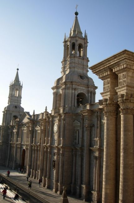 Zdjęcia: Arequipia, Arequipia - katedra na Plaza de Armas, PERU Zdjęcia: Arequipia, Arequipia - katedra na Plaza de Armas, PERU