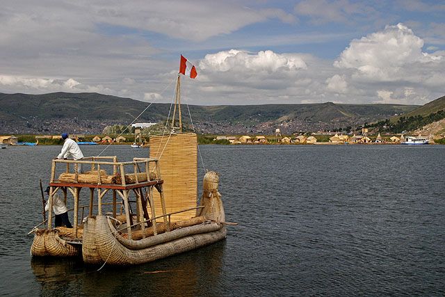 Zdjęcia: Wyspa Uros, Jezioro Tititaca, Kontiki, PERU Zdjęcia: Wyspa Uros, Jezioro Tititaca, Kontiki, PERU