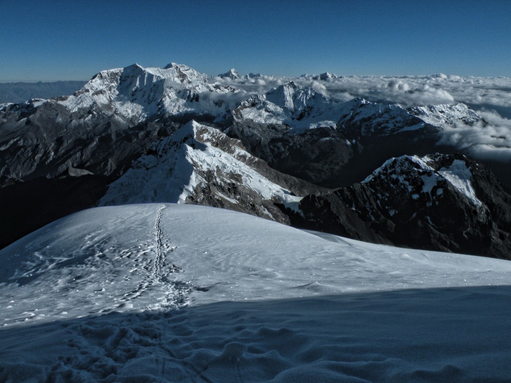 Zdjęcia: Cordillera Blanca , Huaraz, Blisko szczytu Tocllaraju , PERU Zdjęcia: Cordillera Blanca , Huaraz, Blisko szczytu Tocllaraju , PERU