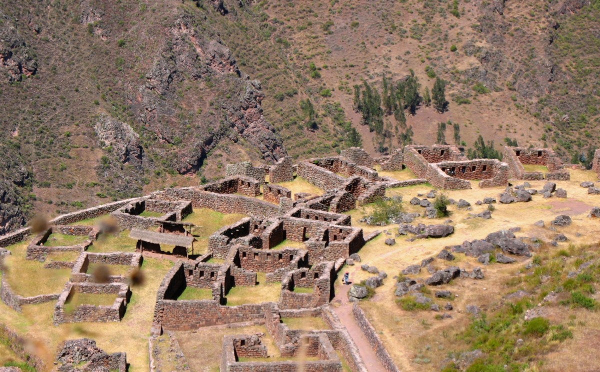 Zdjęcia: Święta Dolina Inków, Andy, Widok ruin Pisac ze ścieżki, PERU Zdjęcia: Święta Dolina Inków, Andy, Widok ruin Pisac ze ścieżki, PERU