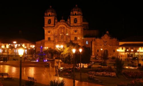 Zdjcie PERU / Cusco / Plaza De Armas / Plaza De Armas noc.