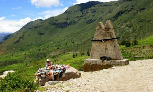 Zdjęcie PERU / Chivay / Chivay / Pomnik  lotnika