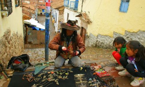 Zdjecie PERU / Cuzco / Cuzco / Indianin