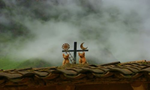 Zdjęcie PERU / OLLANTAYAMBO / OLLANTAYAMBO / Ozdoba dachowa