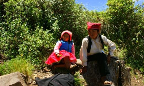 Zdjęcie PERU / Titikaka  / Titikaka  / Mieszkańcy  Teqili