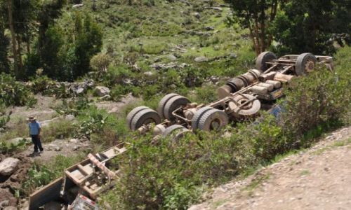 Zdjecie PERU / Andy peruwiaskie / okolice Colca / wypadek w Andach