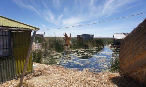 Zdjecie PERU / Lake Titicaca / Isla Uros / Plywajace wyspy Uros