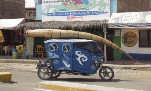 Zdjecie PERU / Wybrzeze Peruwianskie / Huanchaco / taxi
