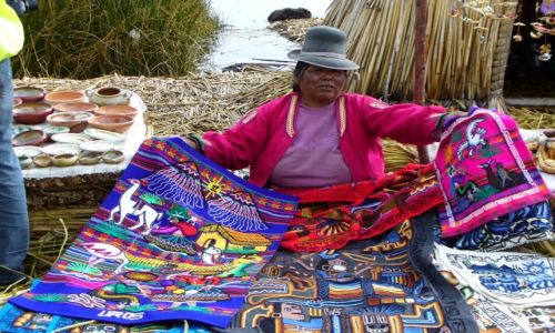 Zdjecie PERU / - / Jezioro Titicaca / Kobieta w Peru - Konkurs 