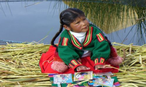 Zdjecie PERU / - / Jezioro Titicaca / Kobieta w Peru - Konkurs 