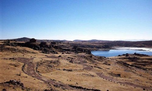 Zdjęcie PERU / Andy / Cmentarzysko plemienia Kolla / Sillustani