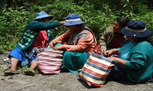 Zdjecie PERU / Cuzco / droga Paucartambo - Pilcopata / Czekamy