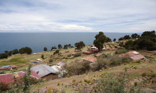 Zdjcie PERU / Puno / Wyspa Taquile (Titikaka) / Wioska (Taquile)