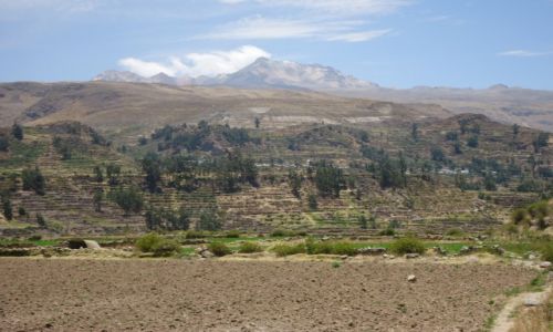 Zdjcie PERU / Arequipa / Aguas Termales Chacapi / Panorama z dou kanionu