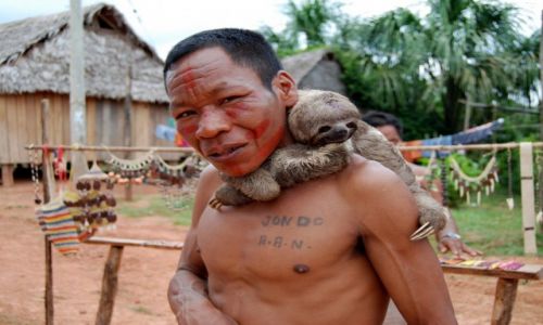 Zdjecie PERU / Amazonas / Rezerwat Yaguas / Tubylcy