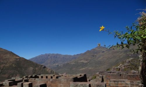 Zdjęcie PERU / Ollantaytambo / Peru / Peruwiańskie klimaty-ruiny budowli Inków