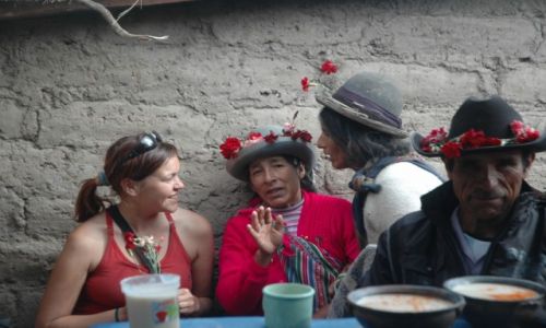 Zdjcie PERU / Arequipa / Cahuana / Przypadkowa peruwiaska impreza