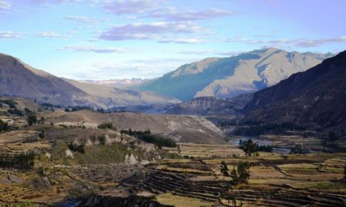 Zdjecie PERU / Arequipa / okolice Kanionu Colca / Poranne niebo