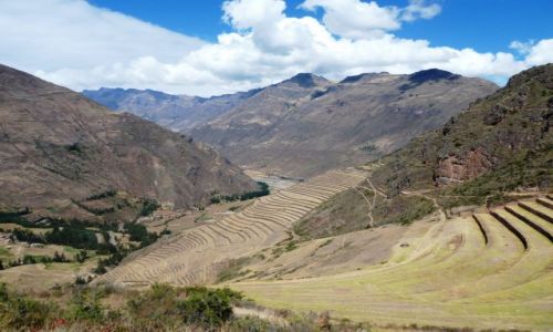 Zdjecie PERU / okolice Cuzco / Pisaq / Tarasy w Pisaq