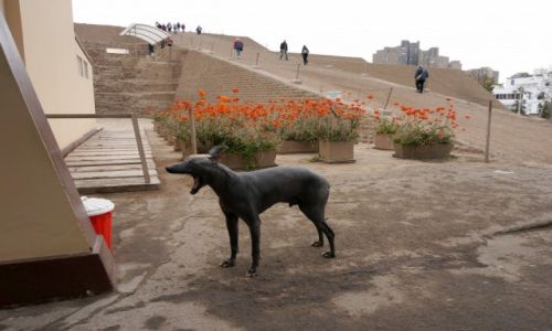 Zdjecie PERU / LIMA /  Museo de Sitio Huallamarca / Nagi pies peruwiaski.