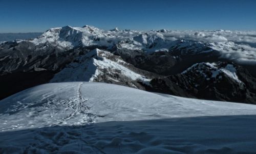 Zdjecie PERU / Huaraz / Cordillera Blanca  / Blisko szczytu Tocllaraju 
