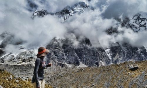 Zdjcie PERU / Cusco  / Salkantay  / Widok na gr Salkantay