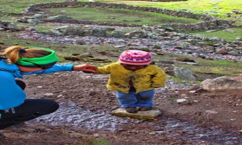Zdjęcie PERU / Cusco / Ausangate / Peruwiańskie dzieci