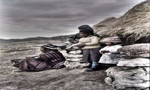 Zdjecie PERU / gry Huayhuash / gry Huayhuash / Rodzina Quechua