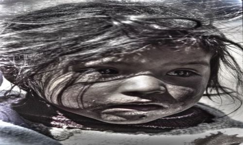 Zdjecie PERU / Dolina Colca / Dolina Colca / Dziewczynka z Chivay