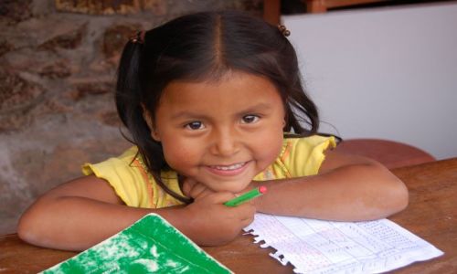 Zdjecie PERU / brak / Okolice Cusco - Saliny / Portret dziewczynki