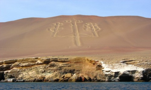 Zdjecie PERU / Wybrzee / Paracas / Kandelabr - dawno nie byo 