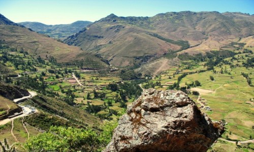 Zdjecie PERU / Andy / wita Dolina Inkw / Droga do ruin Pisac - poczatek