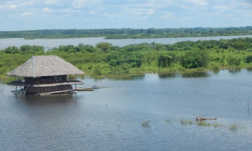 Zdjecie PERU / Iquitos / Amazonia / pywajcy dom
