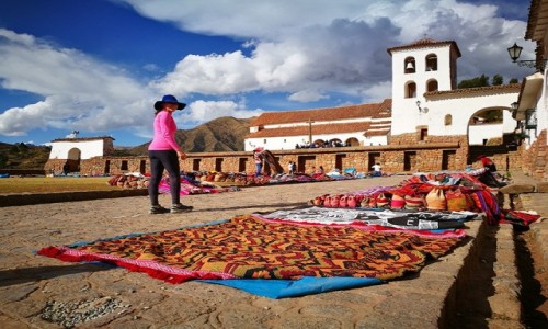Zdjecie PERU / Cusco  / Chinchero  / Lokalny ryneczek
